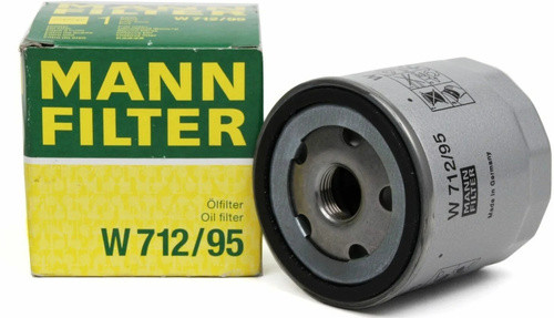 Фильтр масляный MANN-FILTER W712/95 (1*10 шт.) (A3,Fabia III, IV,Octavia III,IV, Rapid, Golf VI,VII)