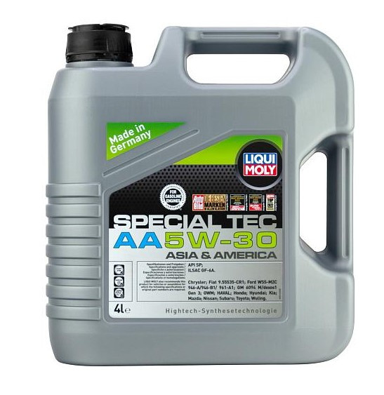 Масло мотор.  5W30 Liqui Moly Special Tec AA SP GF-6A пластик (4 л.) 1*4 шт. (7616/7516)