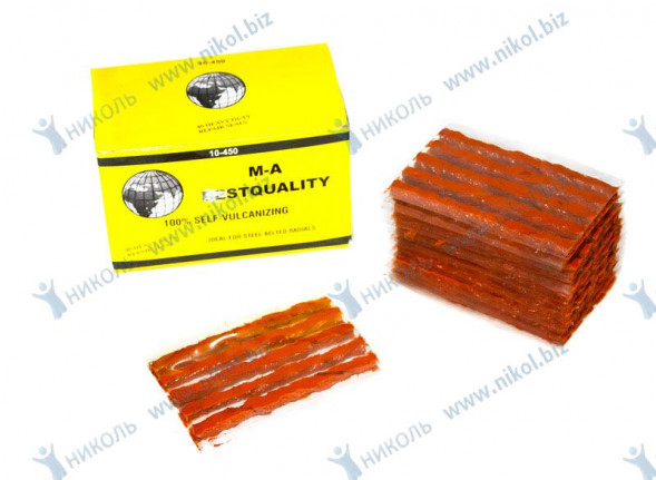Жгут резиновый (ремонт б/к шин без демонтажа) уп=10шт