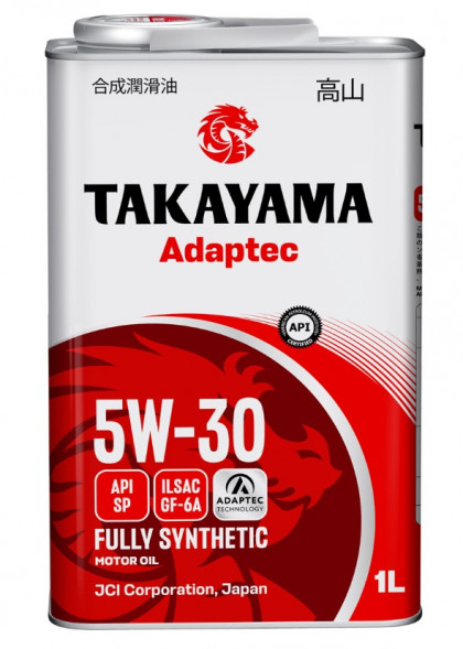 Масло мотор.  5W30 TAKAYAMA  Adaptec GF-6A SP 1л (1*12шт)