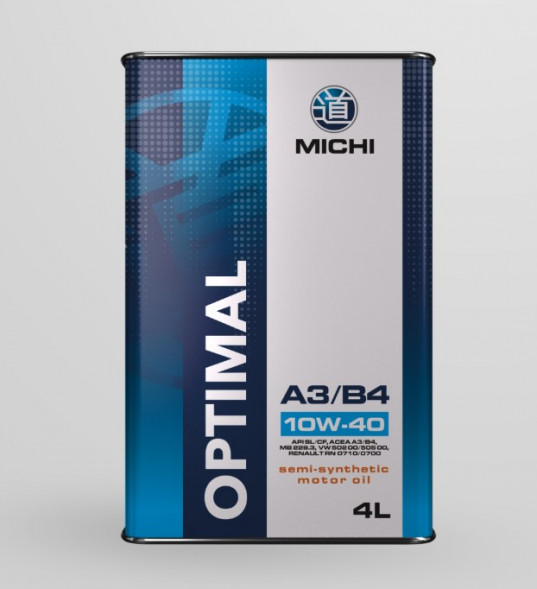 Масло мотор. 10w40 Michi OPTIMAL  A3/В4   4л