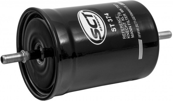 Фильтр топливный SCT ST 374-UAZ HUNTER/PATRIOT 2.7 04-/VW G4/T5 SKODA OCTAVIA 96-10