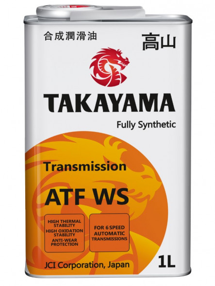 Масло трансм.  ATF WS TAKAYAMA 1л  (1*12) металл