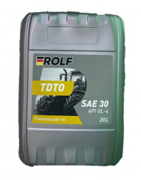 Масло гидро-трансмис.  ROLF TDTO SAE 30 20л ПЛАСТИК