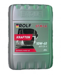 Масло мотор. 10W40 ROLF KRAFTON S7 M-LA  E6/Е7-12   20л ПЛАСТИК