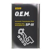 Масло трансм. ATF SP-III MANNOL 8209 O.E.M. синтет  (4л.) пластик 1*4шт.