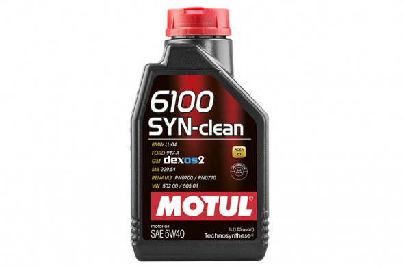 Масло мотор. MOTUL   6100 SYN-CLEAN 5W40  1л (1*12шт)