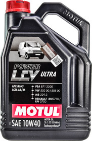 Масло мотор. MOTUL 10W40 POWER LCV ULTRA (5л) 1*4 шт.