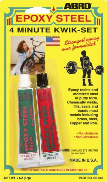 Клей эпоксидный ABRO высокопрочный (57 гр.) 1*12 шт. (ES507)