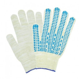 Перчатки трикотажные 10 класс (5-нитей) сырье с ПВХ (С)