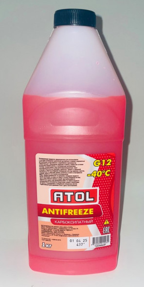 Антифриз A-40 ATOL красный   (1 кг) 1*10шт
