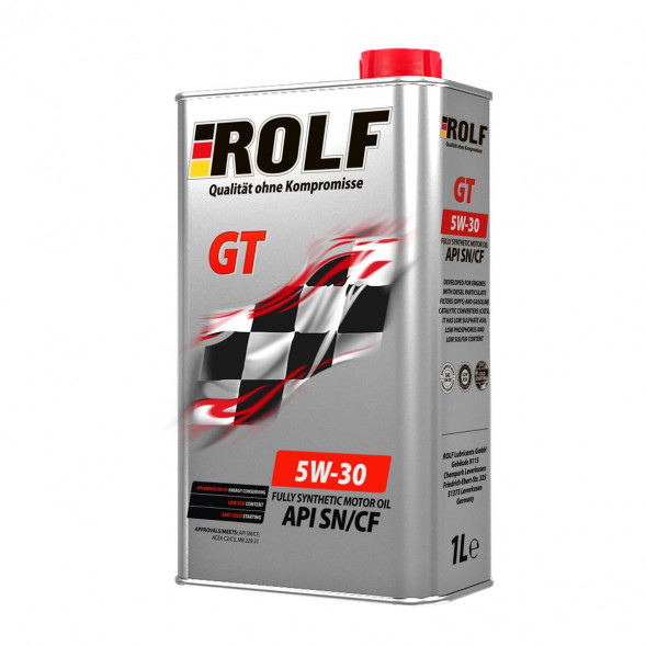 Масло мотор. ROLF GT SAE 5W30 API SP ACEA A5/B5  (4 л) 1*4шт