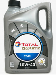 Масло мотор. 10W40 TOTAL QUARTZ 7000 API SN/CF ACEA A3/B4 пластик (5 л.) 1*3 шт.