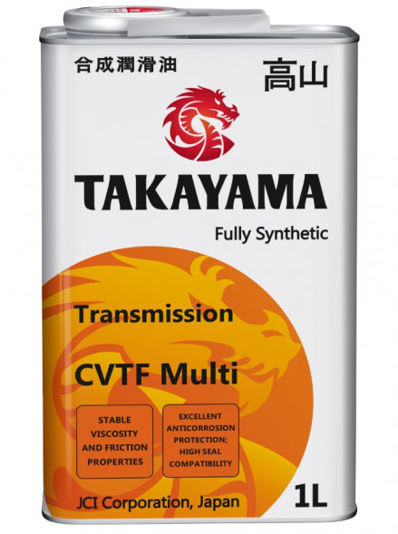 Масло трансм. CVTF  Multi TAKAYAMA (1л) 1*12шт