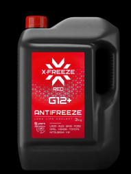 Антифриз X-FREEZE Red G12+, FELIX в п/э кан.3кг (4шт)