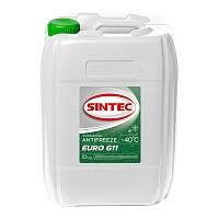 Антифриз A-40 Sintec Euro G11 (ЗЕЛЁНЫЙ) (11 кг) АКЦИЯ 10%