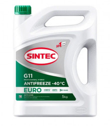 Антифриз A-40 Sintec Euro G11 (ЗЕЛЁНЫЙ)  5кг (1*4шт)