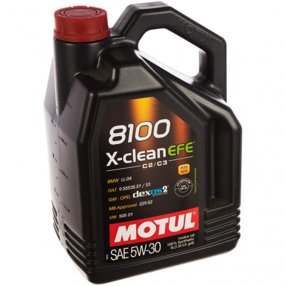 Масло мотор. MOTUL  8100 X-CLEAN EFE 5W30  5л (1*4шт)