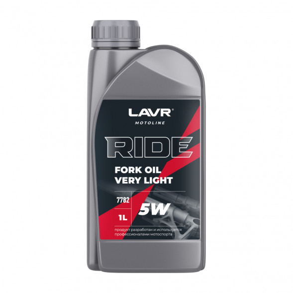 Ln7782 Масло вилочное 5W LAVR RIDE FORK OIL (1л) 1*16шт