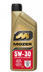 Масло мотор. 5w30 Mozer PREMIUM C3 1л