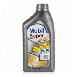 Масло мотор.  5W30 Mobil Super 3000 XE SN/CF C3 пластик (1 л.) 1*12 шт.