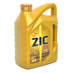 Масло мотор.  5W30 ZIC X9 SL A3/B4 пластик (4 л.) 1*4 шт.