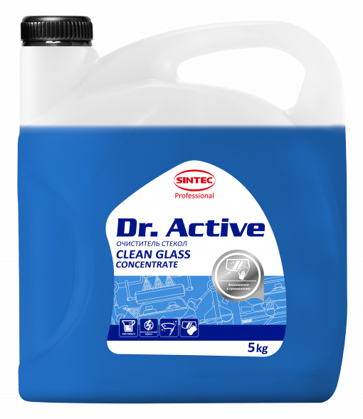 Sintec Dr. Active Очиститель стекол концетрат&quot;Clean Glass Concetrate&quot;  5 кг (1*4шт)