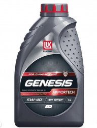 Масло мотор.  5W40 ЛУКОЙЛ GENESIS ARMORTECH CN  SP/CF (1л) 1*12шт