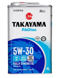 Масло мотор.  5W30 TAKAYAMA  PAOtec A3/B4 SP  1л (1*12шт)