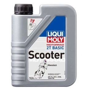 Масло мотор. Liqui Moly 2T Motorbike Basic Scooter Street TC L-EGB FB пластик (1 л.) 1*6 шт. (8068/1