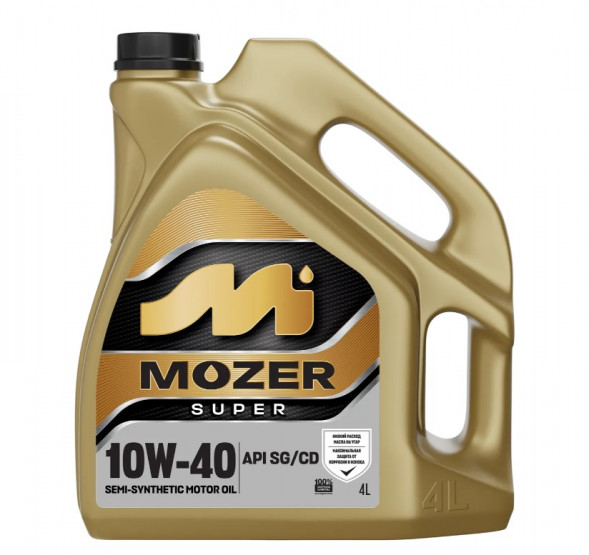 Масло мотор. 10w40 MOZER Super SG/CD  4л