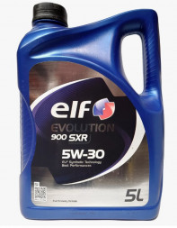 Масло мотор.  5W30 ELF Evolution 900 SXR API SL/CF ACEA A5/B5 пластик (5 л.) 1*3 шт.