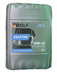 Масло мотор. 10W40 ROLF KRAFTON P5 U  CI-4/SL (ПЛАСТИК) 20л