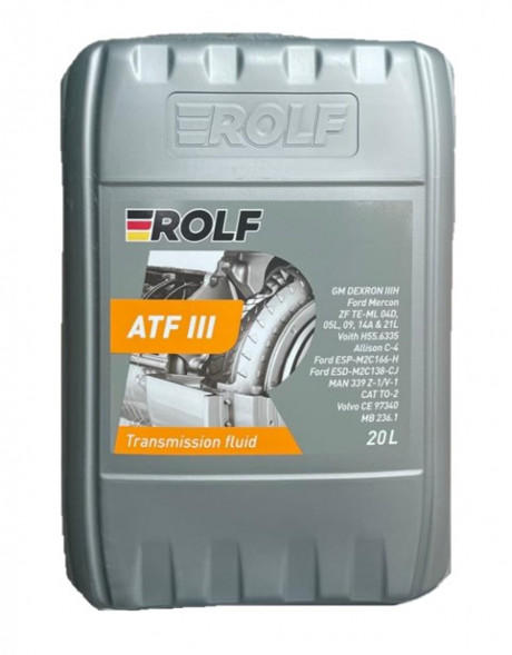 Масло трансм. ROLF ATF III   20л ПЛАСТИК