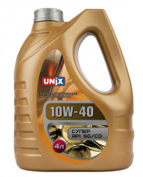 Масло мотор. 10w40 UNIX SG/CD    4л