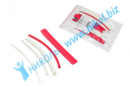 Трубка термоусадочн (кембрик) набор 15 шт., L=100мм NOVA-PRO