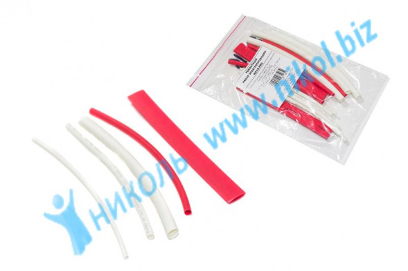 Трубка термоусадочн (кембрик) набор 15 шт., L=100мм NOVA-PRO