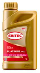 Масло мотор.  5W30 SINTEC PLATINUM 7000 A5/B5  SL/CF   (1л) 1*12шт