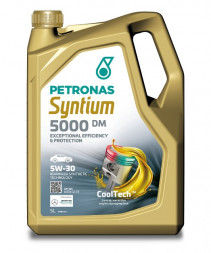 Масло мотор. 5W30 PETRONAS SYNTIUM 5000 DM SN/CF, C2/C3 5л (1*4шт)