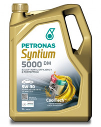 Масло мотор. 5W30 PETRONAS SYNTIUM 5000 DM SN/CF, C2/C3 5л (1*4шт)