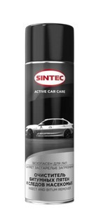 Sintec Очиститель битумных пятен и следов насекомых Insect And Bitum Remover 650мл (аэрозоль) (ПТ) 1*12шт