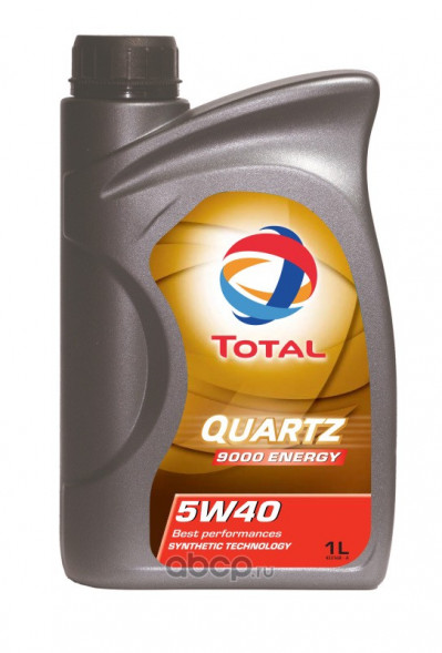 Масло мотор.  5W40 TOTAL QUARTZ 9000 ENERGY API SN/CF ACEA А3/B4 пластик (1 л.) 1*12 шт.
