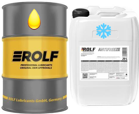 Масло мотор. ROLF  PROFESSIONAL SAE 5W40 API SP, А3/В4 АКЦИЯ  208л+20кг Antifreeze G12+