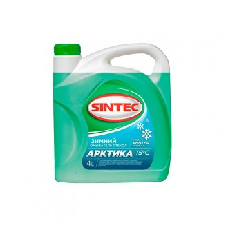 Жидкость стеклоомывающая SINTEC АРКТИКА&quot;   (-15С) 4л фирм. кан.1*3