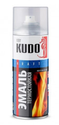 KUDO Эмаль Термостойкая Красная 5005 (1*12шт)