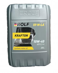 Масло мотор. 10W40 ROLF KRAFTON S9 M-LA  E6/Е9  (ПЛАСТИК) 20л