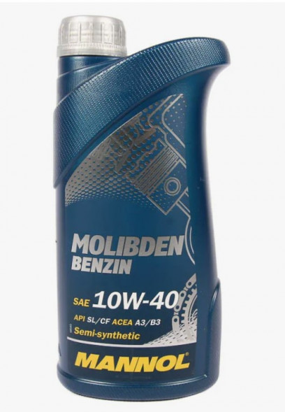 Масло мотор.10W40 MANNOL 7505 MOS Benzin  SN/CH-4 ACEА A3/B3 (1л.) 1*20шт.