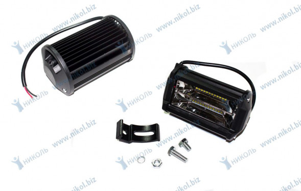 Фара пр-тум 24 диода, 72W, направленный свет, аллюм.корпус (влагопылезащищ), 12V