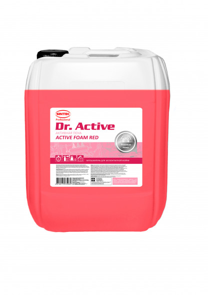 Sintec Автошампунь для б/к мойки Dr.Active  &quot;Active Foam Red&quot;  22 кг