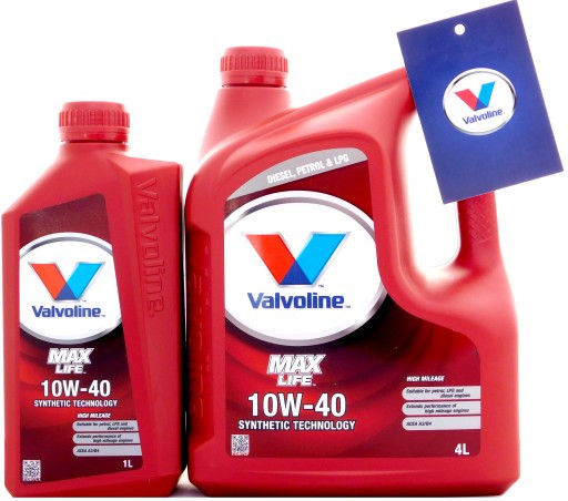 Масло мотор. 10W40 Valvoline MAXLIFE (4 л.) пластик 1*4 шт.